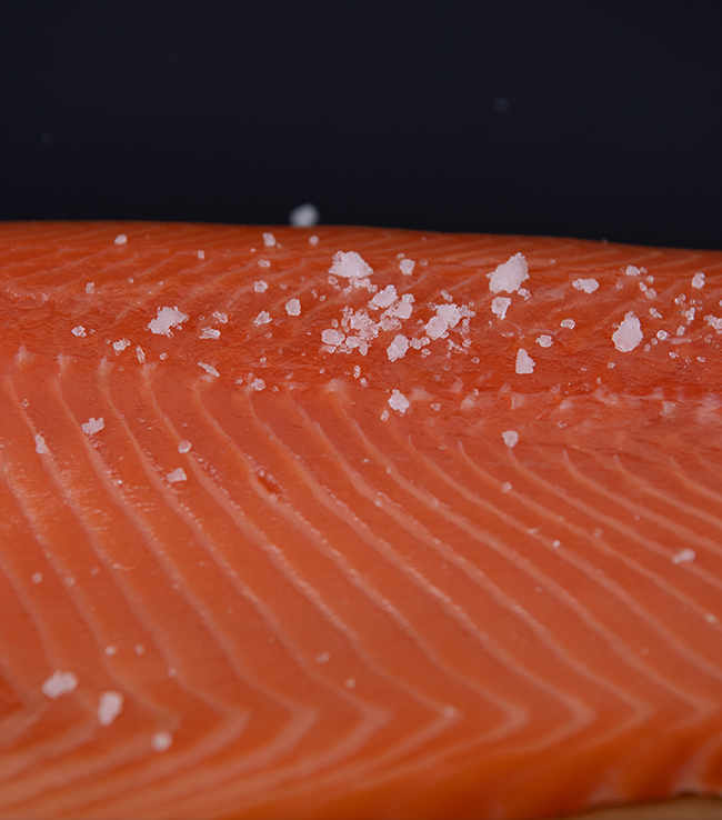 salmone affumicato salato